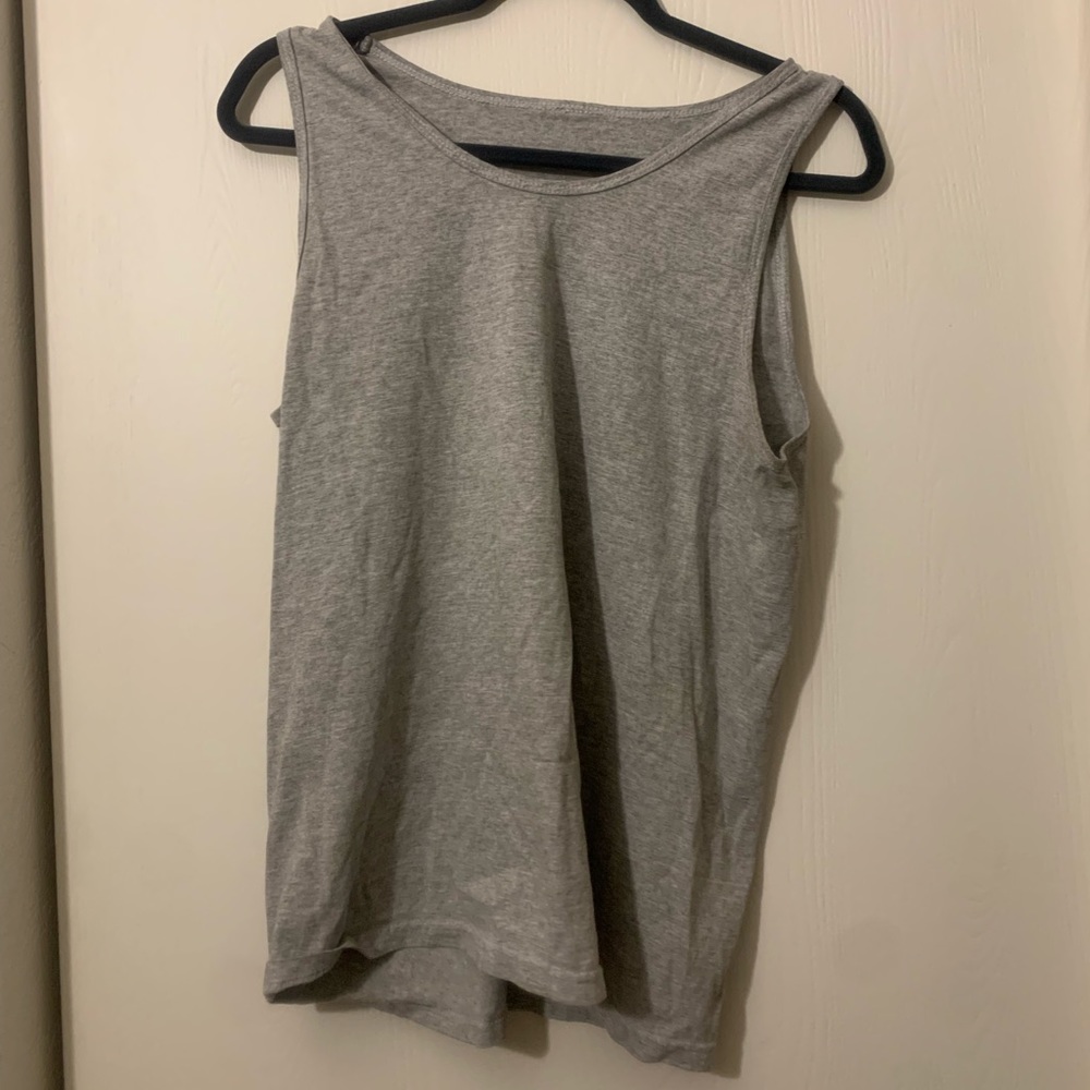 Plain grey Tank top (M)